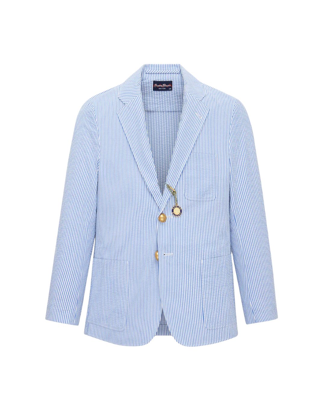 Rowing Blazers Seersucker Ripley Blazer Blue