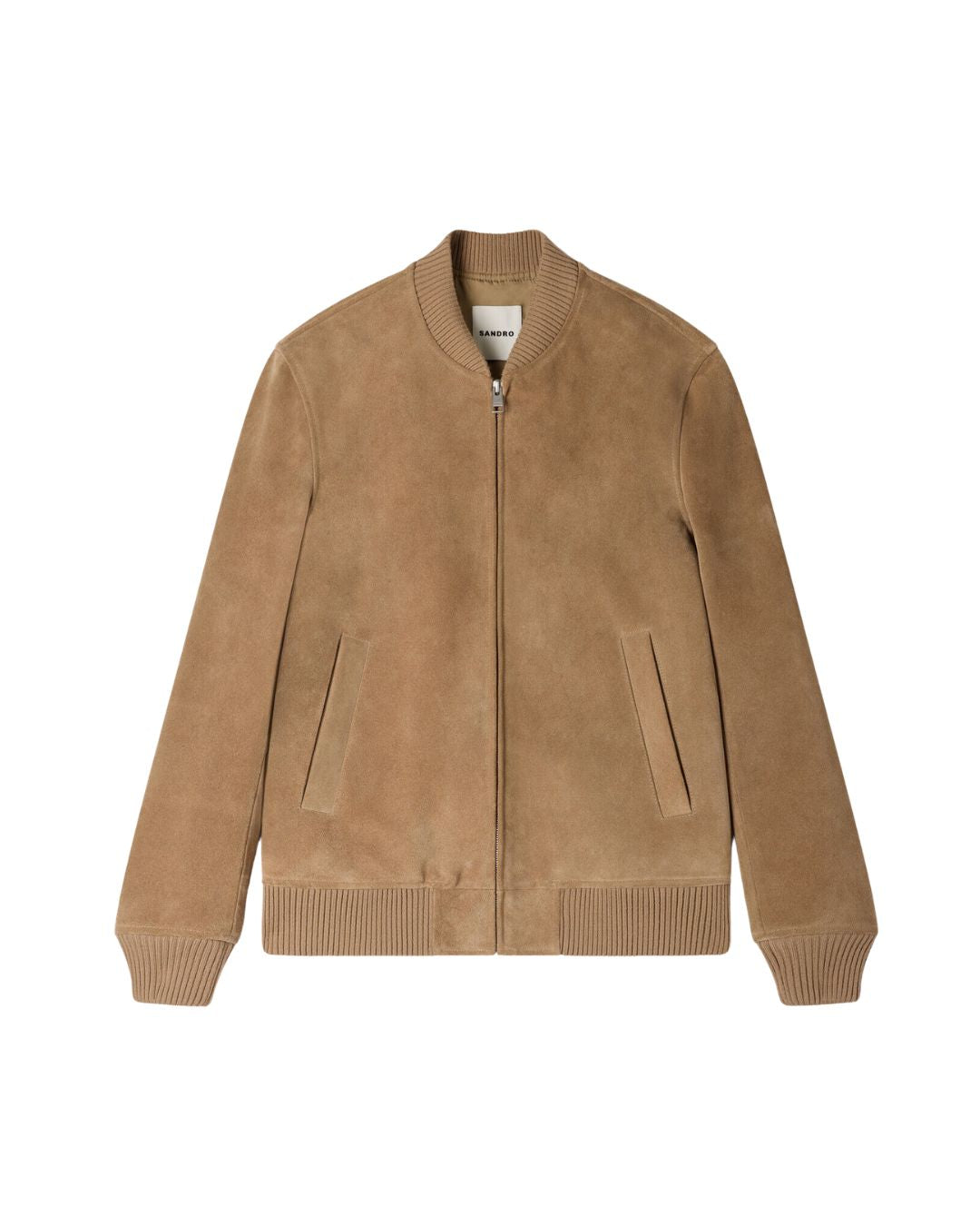 Sandro Zip-up Leather Jacket