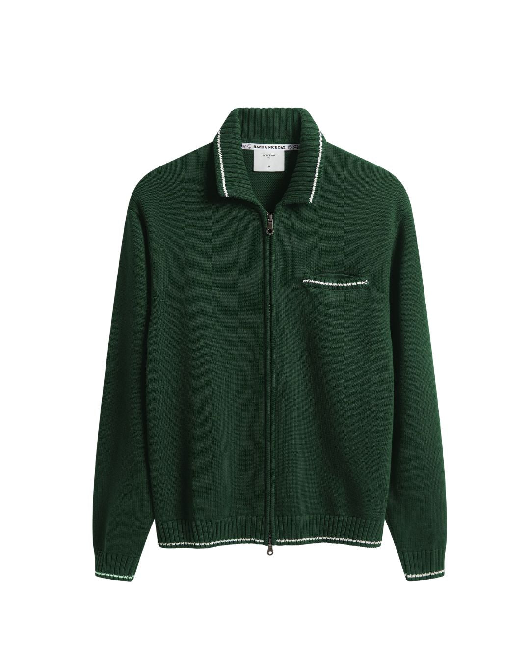 Percival Knitted Zip Cardigan