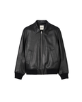 Sandro Lambskin Leather Jacket