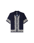 Sandro Loose-Fit Contrast Print Shirt