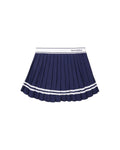 Sporty and Rich Pleated Skirt