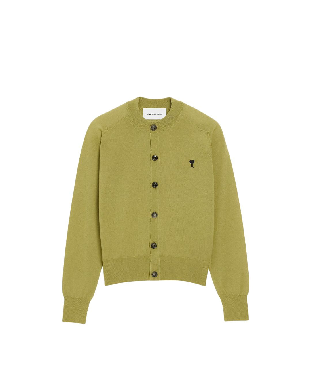 AMI Paris Green Crewneck Sweater
