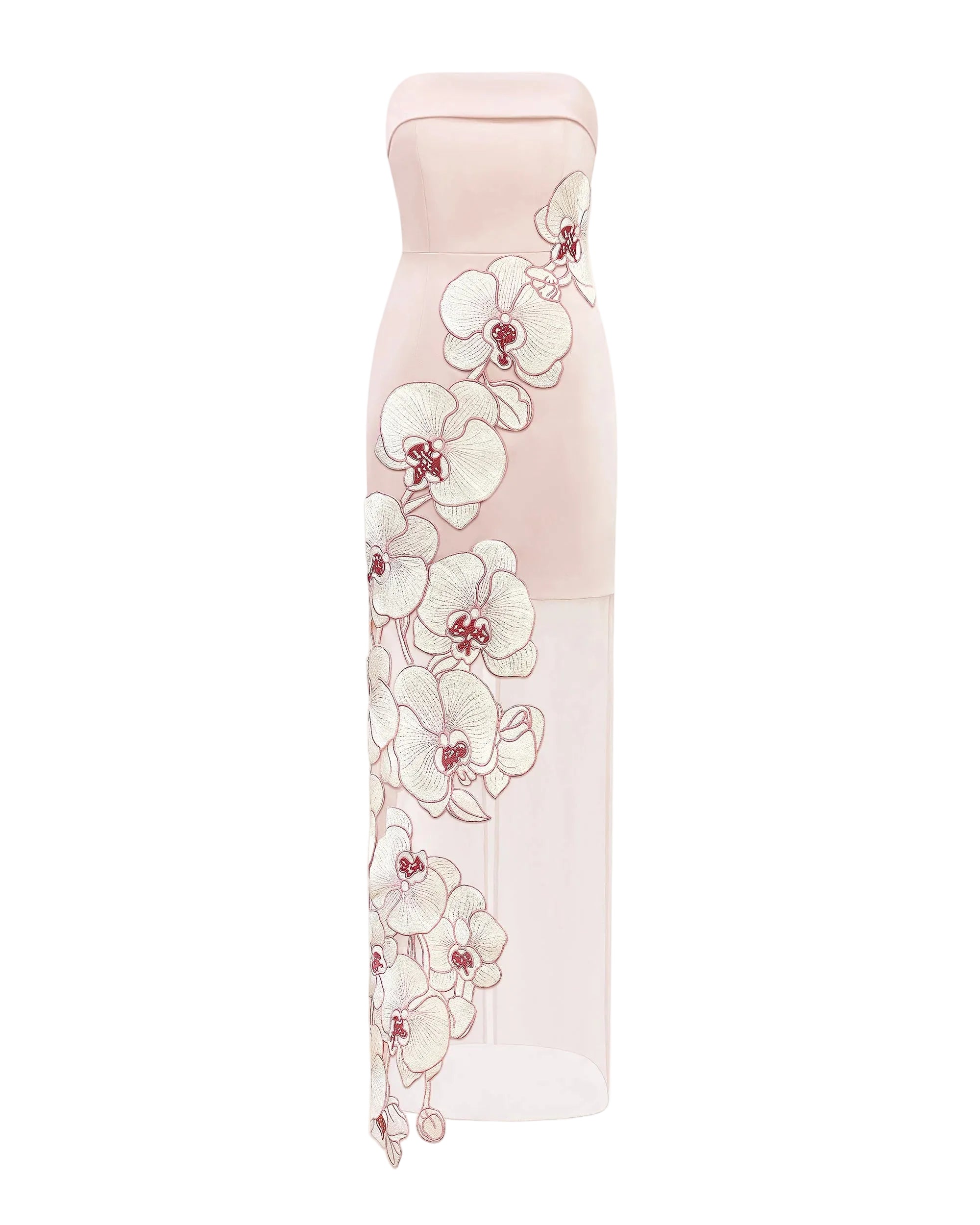 JW Pei Orchid Embroidered Dress